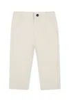 Hugo Boss Beige Trousers For Baby Boy In Beige
