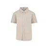 Hugo Boss Beihe Shirt For Boy With Logo In Beige