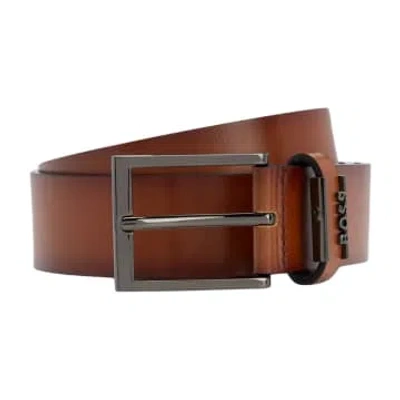 Hugo Boss Belt In Brown