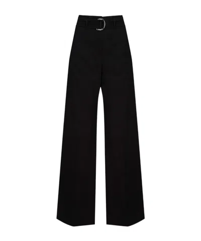 Hugo Boss Belt-loop Casual Pants In Black