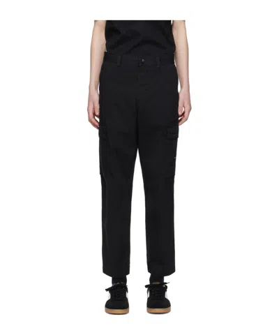 Hugo Boss Belt-loop Casual Pants In Black