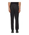 Hugo Boss Belt-loop Casual Pants In Black