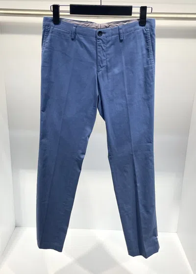 Hugo Boss Belt-loop Casual Pants In Blue