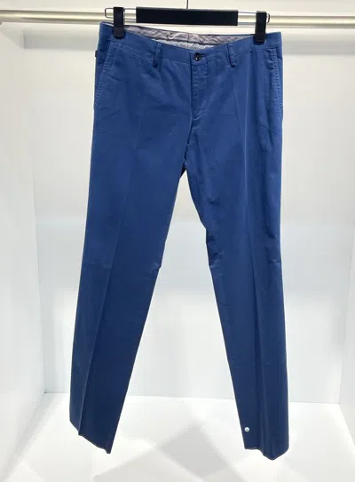 Hugo Boss Belt-loop Casual Pants In Blue