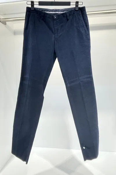 Hugo Boss Belt-loop Casual Pants In Blue