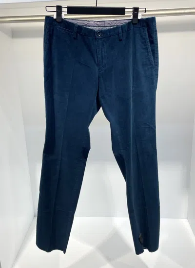 Hugo Boss Belt-loop Casual Pants In Blue