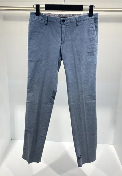 Hugo Boss Belt-loop Casual Pants In Blue