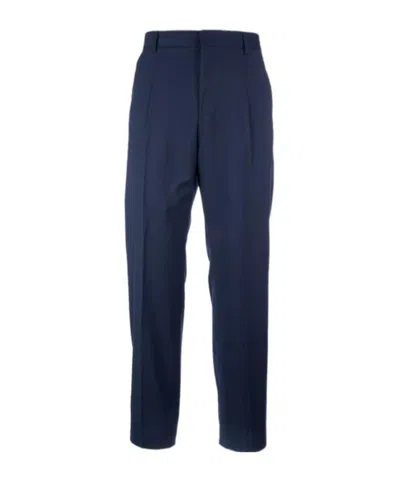 HUGO BOSS VIRGIN-WOOL TAILORED TROUSERS