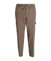 Hugo Boss Belt-loop Casual Pants In Brown