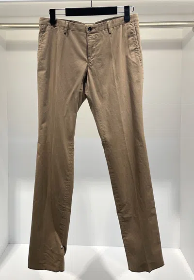 Hugo Boss Belt-loop Casual Pants In Brown