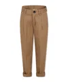 Hugo Boss Belt-loop Casual Pants In Brown