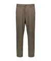 Hugo Boss Tapered-leg Trousers In Green
