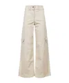 Hugo Boss Belt-loop Casual Pants In Nude