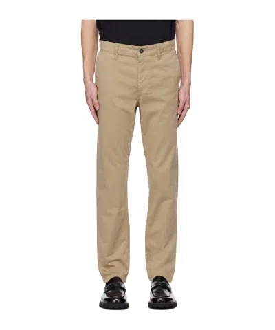 Hugo Boss Beige Tapered-fit Trousers In Light/pastelbrown239