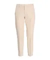 Hugo Boss Belt-loop Casual Pants In Nude