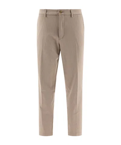 Hugo Boss Belt-loop Casual Pants In Grey