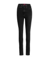 Hugo Boss Skinny-fit Jeans In Black Super-stretch Denim In Black