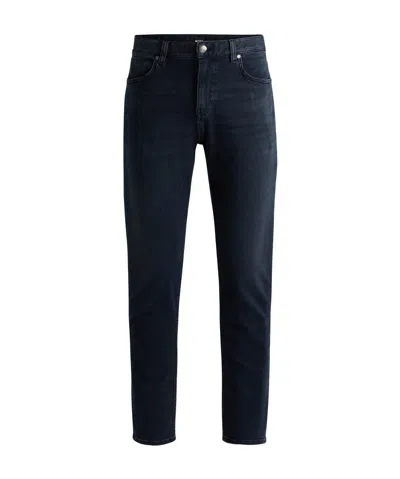 Hugo Boss Belt-loop Jeans In Black