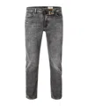 Hugo Boss Belt-loop Jeans In Black