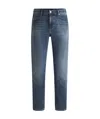 Hugo Boss Maine Regular-fit Jeans In Super-soft Blue Denim In Blue