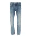 Hugo Boss Belt-loop Jeans In Blue