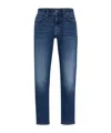 Hugo Boss Maine Regular-fit Jeans In Blue Soft-motion Denim In Blue