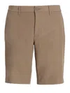 Hugo Boss Belt Loop Shorts In Brown