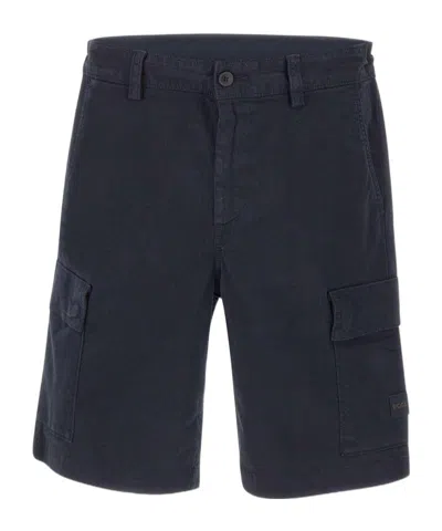Hugo Boss Sisla Cargo Shorts In Blue