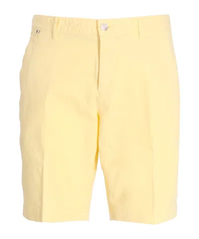 Hugo Boss Belt-loop Shorts In Nude