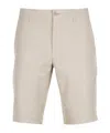 Hugo Boss Belt Loop Shorts In Nude
