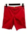 Hugo Boss Belt Loop Shorts In Red