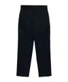 Hugo Boss Trousers Linen Belt Loops In Black