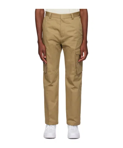 Hugo Boss Belt Loop Work Casual Pants In Brown