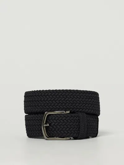 Hugo Boss Boss Men Braided Belt In Black