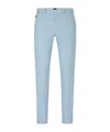 Hugo Boss Mens Slim Fit Chinos In Stretch-cotton Satin