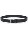 Hugo Boss Boss Men Belt With Buckle In Blue
