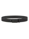 Hugo Boss Logo Belt Adjustable Length In Black