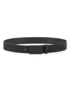 Hugo Boss Logo Belt Adjustable Length In Black