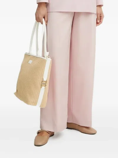 Hugo Boss Belted Pants In Pink