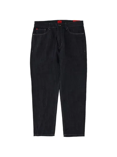 Hugo Boss Hugo Jeans In Denim Di Cotone In Black