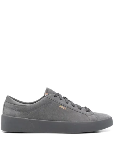 Hugo Boss Belwar Sneakers In Grey