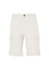 Hugo Boss Bermuda Man Boss 50536888 Light Beige In Multi
