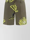 Hugo Boss Boss Cotton Bermuda Shorts In Pattern