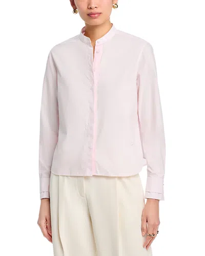 Hugo Boss Bertnya Monday Mandarin Collar Shirt - Exclusive In Pink