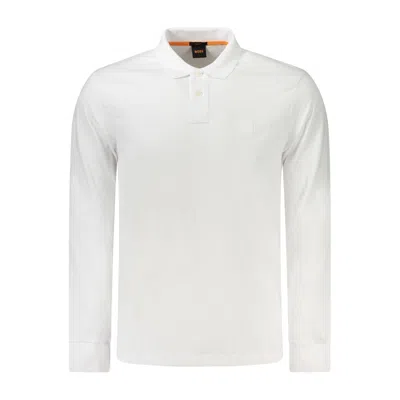 Hugo Boss Bianco Cotton Men's Polo In White