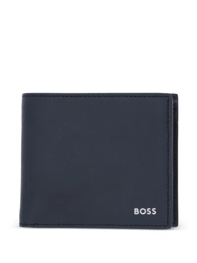 Hugo Boss Bifold Wallet In Blue