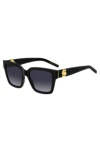Hugo Boss Black-acetate Sunglasses With Gold-tone Double B Monograms Women's Eyewear In Assorted-pre-pack