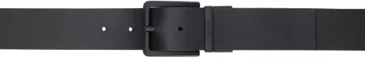 Hugo Boss Black & Brown Leather Reversible Belt In 002-black
