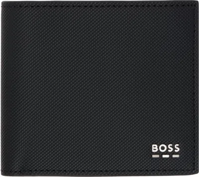 Hugo Boss Black Bi-fold Wallet In 001-black