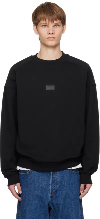 Hugo Boss Black Bonded-logo Sweatshirt